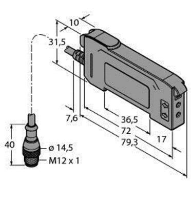 Turck Opto Sensor Lichtleiter DF-G3-PI-Q5