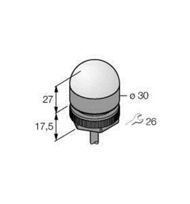 Turck LED-Anzeige Kennleuchte K30L2FRGB7