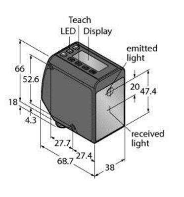 Turck Opto-Sensor Lichttaster LTF12KC2LDQ