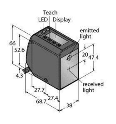 Turck Opto-Sensor Lichttaster LTF12UC2LD