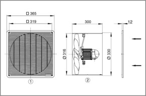 Maico Ventilator DZF 30/4 B