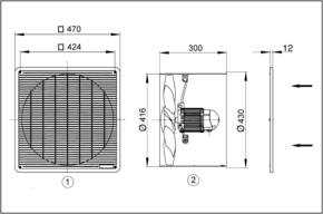 Maico Ventilator DZF 40/6 B