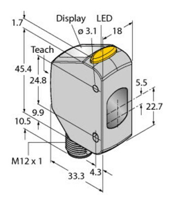 Turck Opto-Sensor Laserdistanzsensor Q4XFILAF110-Q8