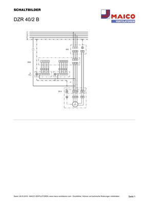 Maico Axial-Rohrventilator Drehstrom DN 400 DZR 40/2 B