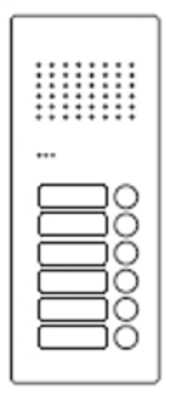 Ritto Türstation Pur Edelstahl Acero Audio, 6WE RGE1810625