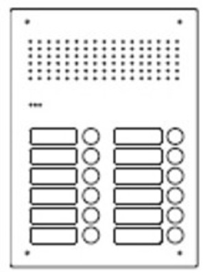 Ritto Türstation Pur Edelstahl Acero Audio, 12WE RGE1812325