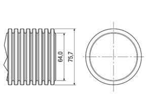 Maico Flexrohr MF-F75