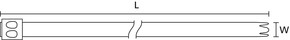 HellermannTyton Edelstahlkabelbinder 362x16mm MBT14UH SS316 ML 50