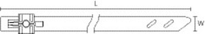 HellermannTyton Edelstahlkabelbinder 509x8,9mm MST500M SS304 ML 50