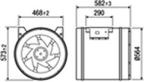 Maico Diagonal-Ventilator EDR 56