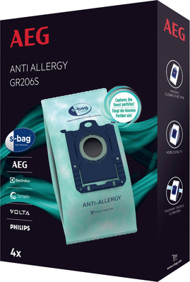 Electrolux AEG SDA Staubbeutel s-bag AntiAllergy GR206S (VE4)