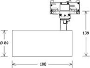 LTS Licht&Leuchten LED-Stromschienenstrahler 2700K DALI weiß JAMIE30292745.2DA.ws