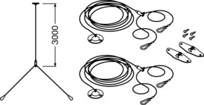 Ledvance Seilabhängung-Set PL SUSPENSION KIT