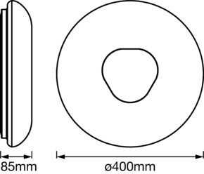 Ledvance LED-Deckenleuchte WiFi, TW, weiß SMART+#4058075486300