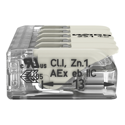 WAGO GmbH & Co. KG COMPACT-Verbindungsklemme Ex e,transparent 221-685