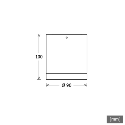 LTS Licht&Leuchten LED-Anbaudownlight 830 BTNM 101.30.55 sw