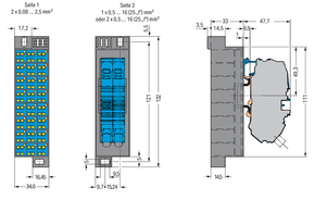 WAGO GmbH & Co. KG PotentialblockAufdruck1-24 dunkelgrau 726-631