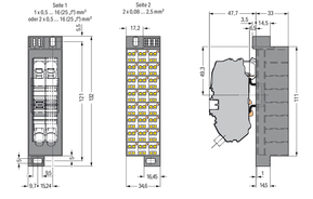 WAGO GmbH & Co. KG PotentialblockAufdruck1-24 dunkelgrau 726-662