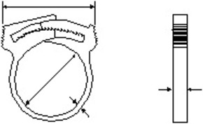 HellermannTyton Befestigungsschelle SNP7 SNP7 PA66GF13