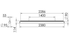 Ridi-Leuchten LED-Anbauleuchte 830 PURELI #SPG0630263BB