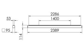 Ridi-Leuchten LED-Anbauleuchte TW PURELI #SPG0630283BB