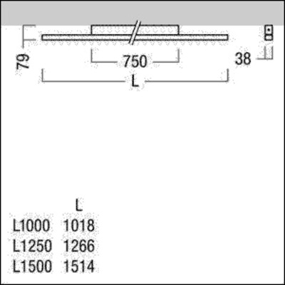 Zumtobel Group Anbau-Modul 940, schwarz SUPIL-SC D #60211126