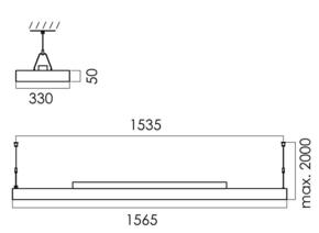 Ridi-Leuchten LED-Pendelleuchte 840, DALI STORA-P- #SPC0630025