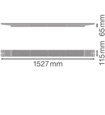 Ledvance LED-Leuchte 840, DALI LBFLX1500DP105W840VW