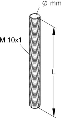 HKL Gewinderöhrchen M10x1 182/10
