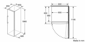 Bosch MDA Gefriergerät Serie4 GSN36VLEP