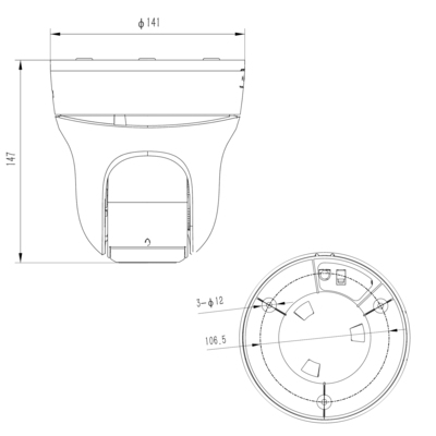 Grothe IP PTZ-Kamera 2MPX VK 1099/391