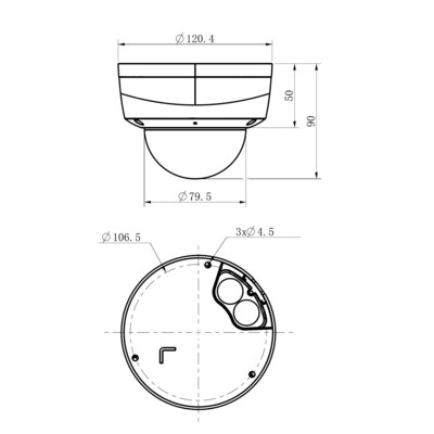 Grothe IP Dome-Kamera 4K NEIUS VK 1099/622