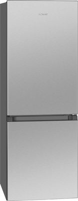 Bomann DA Kühl/Gefrierkombi 143cm,165L KG 322.1 inox-look