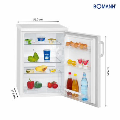 Bomann DA Vollraum-Kühlgerät 56cm1,34L VS 2195.1 weiß