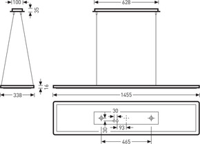 Trilux LED-Hängeleuchte HCL, DALI, silber LateraloP A #7933162