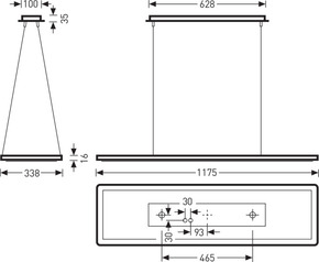 Trilux LED-Hängeleuchte HCL, DALI, weiß LateraloP A #7933362