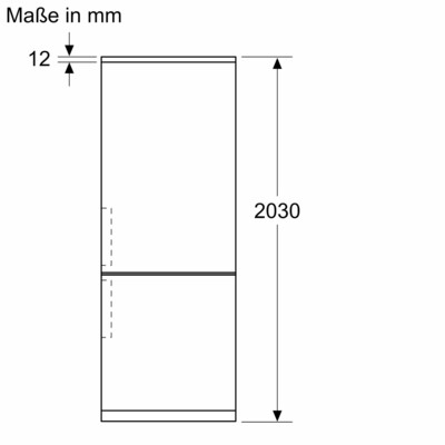 Bosch MDA Kühl/Gefrierkombi Serie4 KGN39VIBT