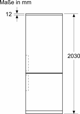 Bosch MDA Kühl/Gefrierkombi Serie4 KGN39VLCT