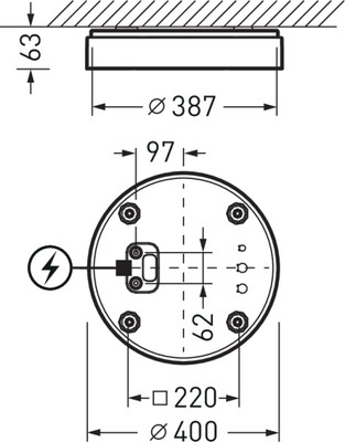 Trilux LED-Leuchte HCL, DALI, weiß Olisq Act R #8196762