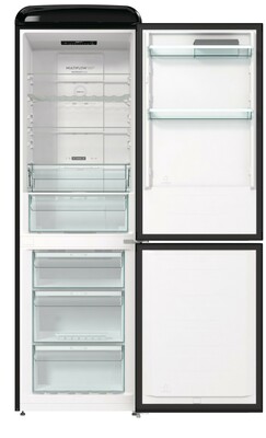 Gorenje Kühl/Gefrierkombi Retrodesign ONRK 619 DBK sw