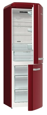 Gorenje Kühl/Gefrierkombi Retrodesign ONRK 619 DR burgundy