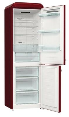 Gorenje Kühl/Gefrierkombi Retrodesign ONRK 619 DR burgundy