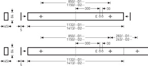 Trilux LED-Anbauleuchte HCL, DALI, weiß SFlow-Act D #7916862