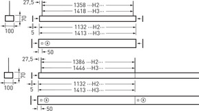 Trilux LED-Hängeleuchte HCL, DALI, weiß SFlow-Act H #7429162