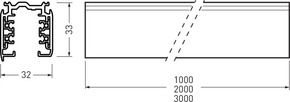 Trilux DALI-Stromschiene 2m weiß StromschAB #7944300