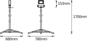 Ledvance LED-Arbeisleuchte 4000 K LED W #4058075213890