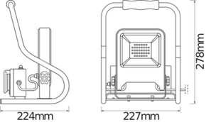 Ledvance LED-Arbeisleuchte LED W #4058075321304