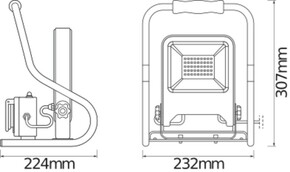 Ledvance LED-Arbeisleuchte LED W #4058075321328