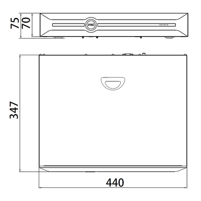 Grothe Netzwerkvideorekorder 40CH, NEIUS Platinum NVR 1098/454