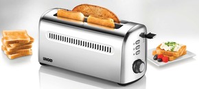 Unold Langschlitztoaster Retro,4 Scheiben 38366 eds